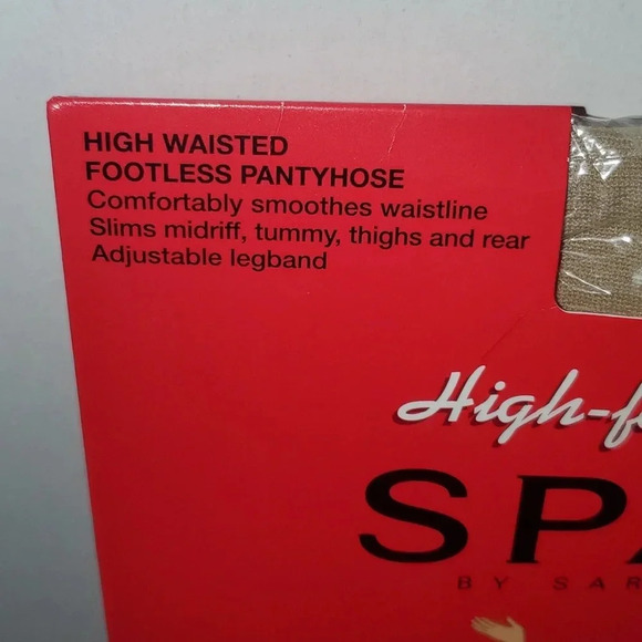 SPANX High-falutin’ Footless High Waisted Pantyhose Color Nude 1 Size G NWT - Picture 2 of 7